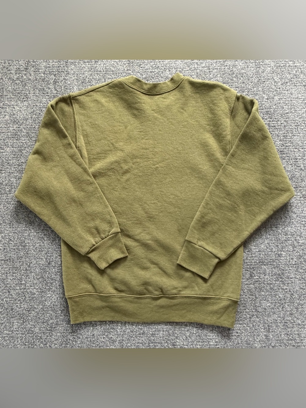 US Marine Corps Military Issue Sweatshirt Olive Green Small - Picture 8 of 8